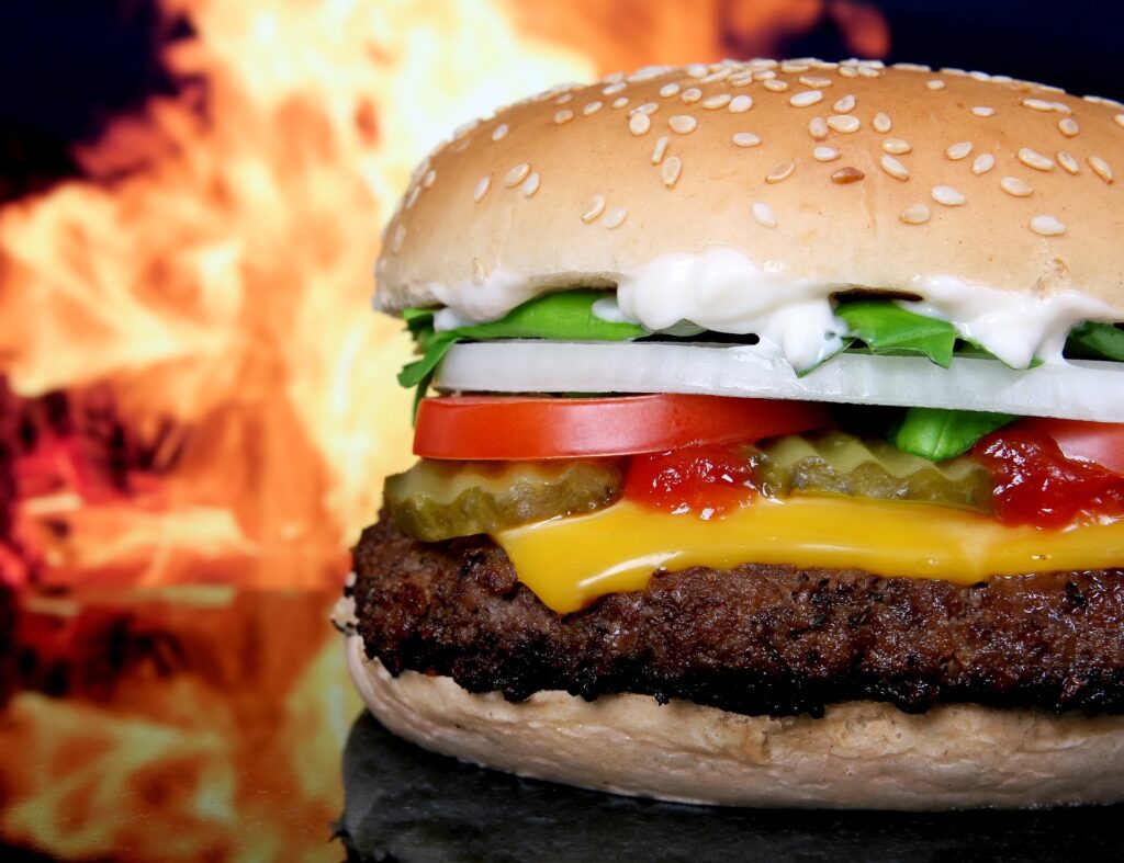 BBQ-Grill Burger vegan