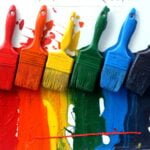 Malerpinsel-Set Farben