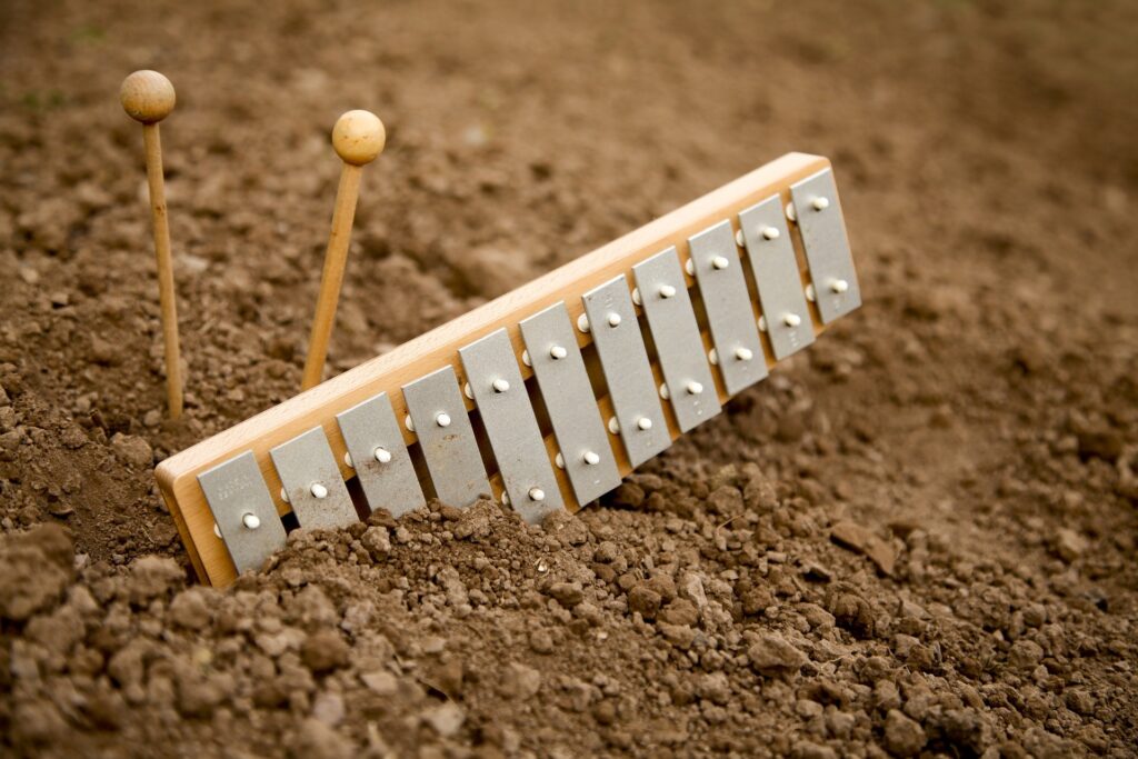 Metallophone kindergerechtes Glockenspiel